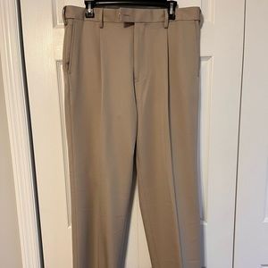 Mens Saddlebred Khaki Dress Pants